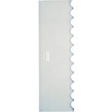 PME Scallop Tall Patterned Edge Side Scraper for Cake Decorating, 10" Transparent