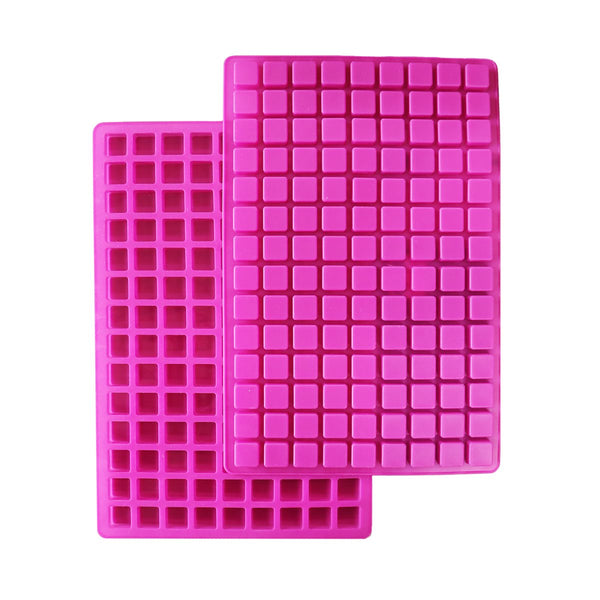 SILICONE GUMMY Square Cube Molds, 2-Pack by LorAnn, Candy Making Supplies