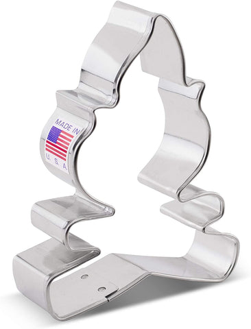 CAMPFIRE Metal Cookie Cutter, Ann Clark 4 Inches, Tin Plated Steel