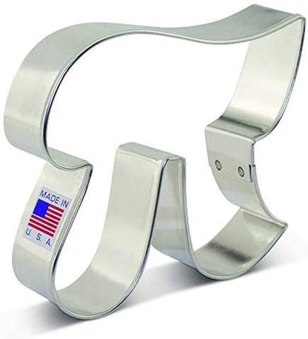 Pi Symbol Math Metal Cookie Cutter 3.75 Inch- by Ann Clark - US Tin Plated Steel - Cricket Creek 