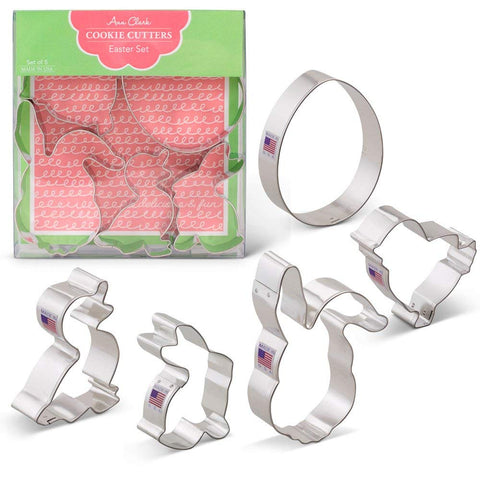 Easter 5 Piece Boxed Set Cookie Cutters - Cricket Creek 