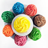 FOOD COLOR POWDER - Celebakes Set of 8 - 4 grams each - Use with Chocolate, Bath Bombs, Dry Mixes, CK Products - Cricket Creek 