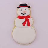 SNOWMAN Metal Cookie Cutter - Ann Clark - 4 inch, Winter Baking, Christmas Cookie