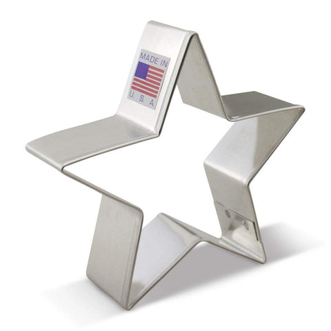 USA Patriotic Independence Day Cookie Cutter Set, 3 Piece Ann Clark, Tin Plated