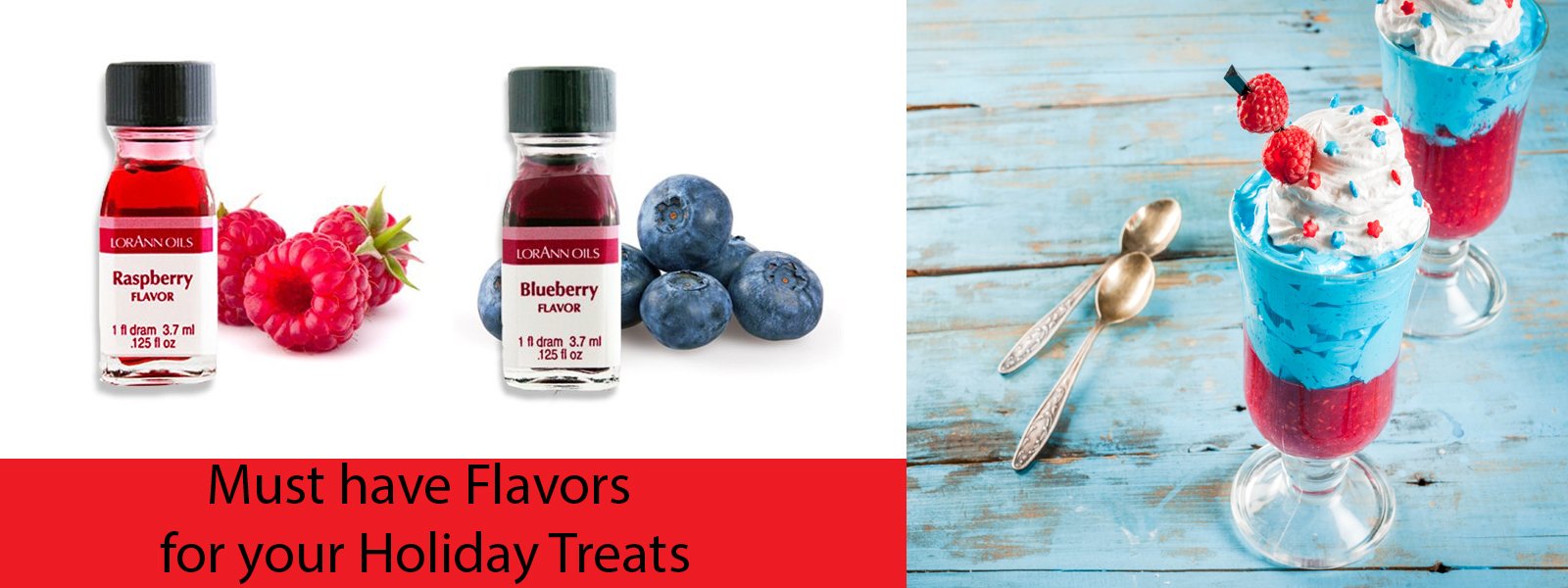 Fun flavors for candies and holiday treats!
